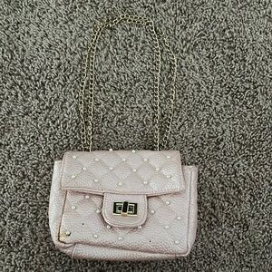 Pink Purse with Pearls